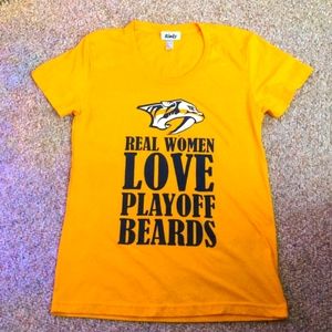 *NWOT* Nashville Predators Women's Playoff Shirt